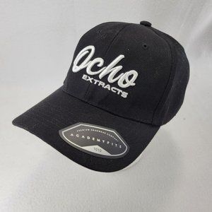Ocho Extracts Premium Headwear Co Black/White Snapback Sativa Indica THC